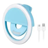 Aro Luz Led Para Celular Selfie Ring Light Carga Usb