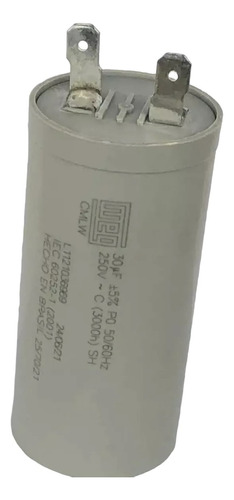 Capacitor Partida 30uf X 250v Para Tanquinho Colormaq 12kg