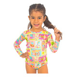 Maio Bebe Infantil Proteção Solar Uv 50+ Praia Manga Longa