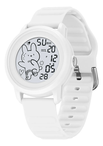 Reloj Digital De Niños Skmei 2217 - Blanco