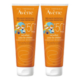 Combo X2 Avene Protector Solar Leche Niños Spf 50+ 250ml