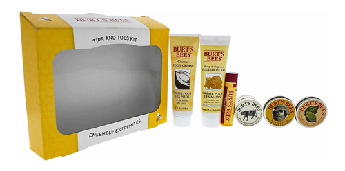 Burt's Bees Tips & Toes Kit De 6 Piezas Para Mujer