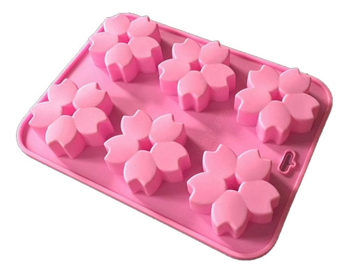 Molde Silicona Flores De Cerezo Reposteria Jabones Velas