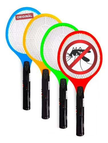 Raquete Elétrica Mata Mosquitos Dengue Mosca Pernilongos