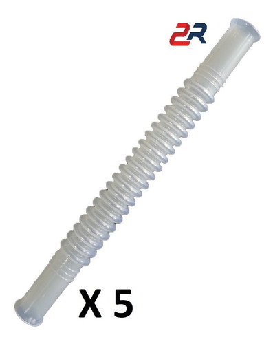 Manguera Corrugada Para Bomba De Gasolina 8*130mm (5 Pzas)