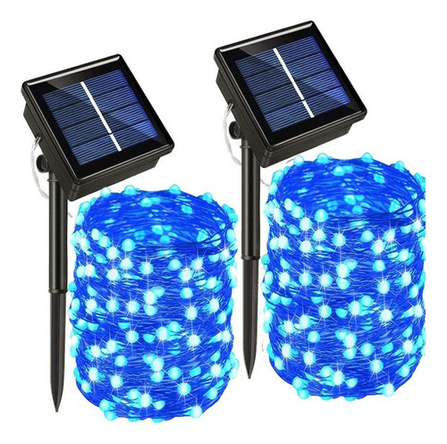 2x30m Solar Series Luces Navidad Fiesta Tira (60m)