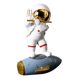 Figura De Spaceman Sculptures, Música, Astronauta, Decoraci