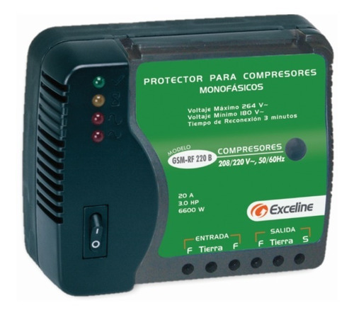 Protector Voltaje Minisplit Compresor Inverter Bomba 220 V