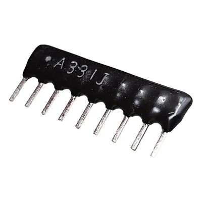 Resistencia De 330 Ohms Arreglo 8 Resisitencias (10 Piezas) | MercadoLibre