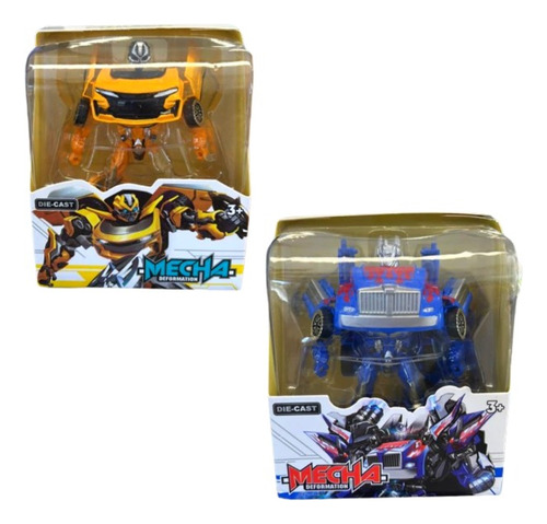 Transformers Bumblebee Y Optimus Prime De Metal 12cm