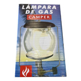 Lampião Lamparina Gás Com Vidro E Camisa De Brinde