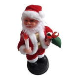 Papai Noel Musical Com Luz E Movimento De 25cm Wincy Oferta