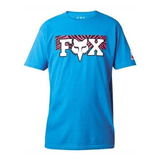 Fox Playera Casual Azul Para Caballero 23937-189
