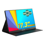 Bimawen Monitor Portátil De 17.3 Pulgadas Ips 100% Srgb P .