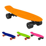 Skate Longboard Mini Cruiser Montado Completo Iniciante