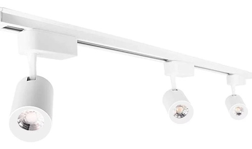 Spot Direcional Led Trilho Branco 7w 3000k Kian