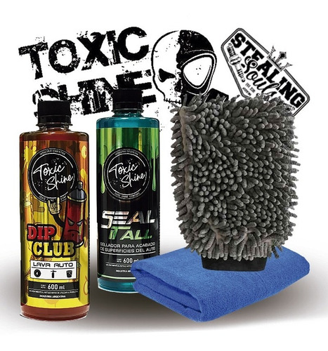 Toxic Shine | Kit Combo Lavado | Básico #10 | Shampoo + Cera