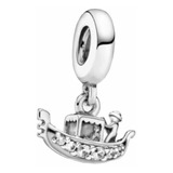 Charm Colgante En Plata Pandora Original Góndola Venecia