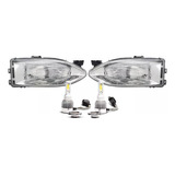 Juego Optica Fiat Siena 1997 1998 1999 2000 2001 + Cree Led