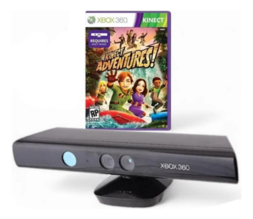 Sensor Kinect Xbox 360 + Jogo Adventures Promoção 