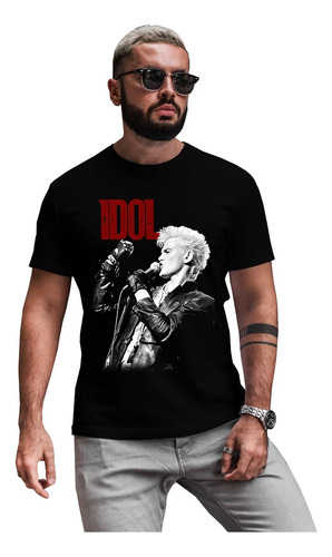 Playera Billy Idol Diseño 01 Rock Grupos Musicales Beloma