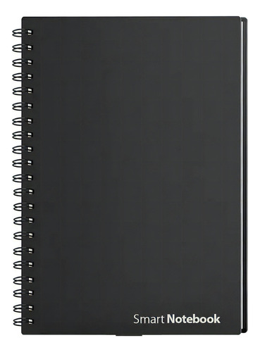 Cuaderno Inteligente Newyes A5 Reutilizable Ecologico Color Negro