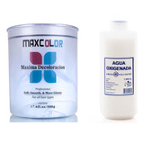 Polvo Decolorante 500g - Maxcolor + Agua 1000ml Flora