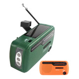 Radio Solar Recargable Con Manivela De Emergencia Am/fm/sw