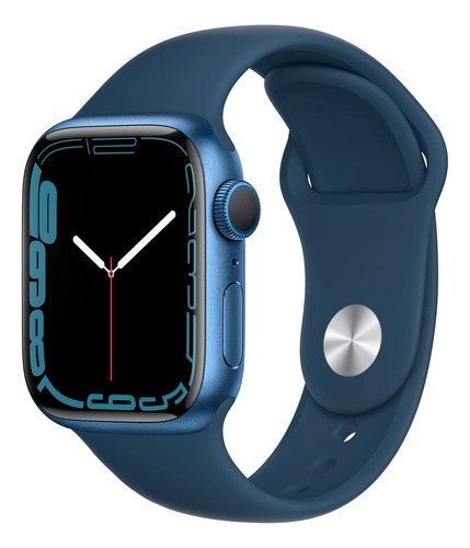 Reloj Smartwatch Apple Watch Series 7 Gps 45mm Aluminium Blu