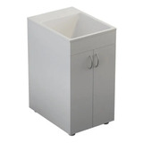 Mueble Lavadero Ferrum Traful Blanco Melamina Xlpa 50 Cm