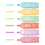 Leery Novedad Cute Mini Bear Pens & Surtido Macaron Colors Y