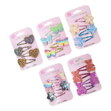 Set 18 Piezas Pasador Para Niña Broche Accesorio Cabello