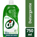 Lavavajillas Cif Bioactive Lima 750 Ml