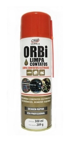 Limpa Contato Elétrico Spray 300ml Orbi