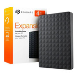 Disco Rígido Externo U Hd 4tb Seagate Expansion Cor Preto