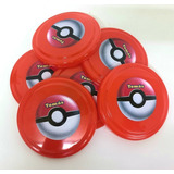 Frisbee Pokebola Souvenir 16.5cm De Diámetro - Pack X 25u