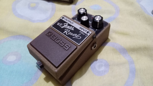 Pedal Boss 63' Fender Reverb Frv-1 (2010) Aceito Trocas...