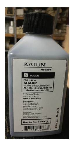 Bote Toner Katun Sharp Al 2040 2050 2031 2041 1655 2051 1530