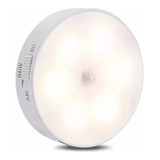 Kit 4 Lâmpada Led Sensor Presença Recarregável Branco Quente