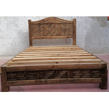 Cama Matrimonial De Madera