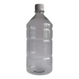 Botella Plastico Pet 1 Litro Con Tapa Plastica , Por 100 Un.