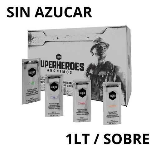 Suero Bebida Hidratante Hidro 220 Sobre De 1 Lt (55 Sobres)