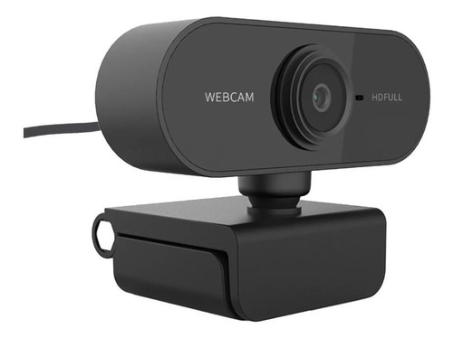 Webcam Full Hd C/ Microfone Usb 360° Computador Câmera Pc