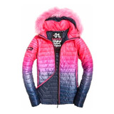 Campera Superdry Puffer Mujer Rosa No The North Face