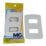 Kit 20 Placa 2 Modulo B3 C/sup Branco Brilho 4x2 Margirius