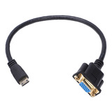   Para Vga M/f Conector Adaptador De Cabo Conversor