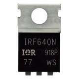 X2 Und Irf640 Irf640n Potencia Mosfet 18a 200v To-220