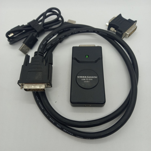 Convertidor Usb 2.0 A Dvi Vga Y Hdmi Placa De Video Usb