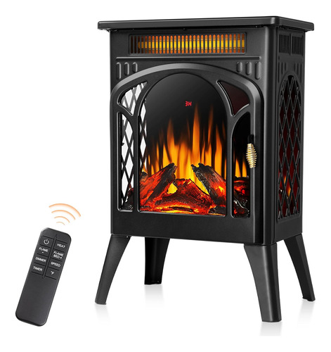 Chimenea Eléctrica, Calentador Eléctrico Infrarrojo De 1500 