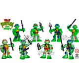 Tortugas Ninja Juguetes Muñecos Set 8 Figuras Tmnt